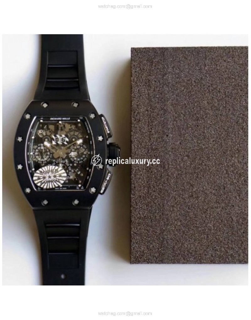 Richard Mille RM011 Felipe Massa Chronograph Limited Edition KV Ceramic Skeleton 