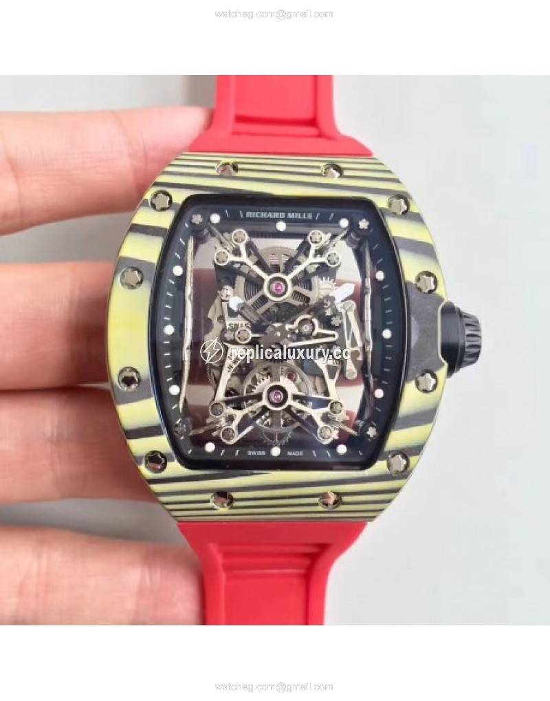 Richard Mille RM50-27-01 NTPT KV Yellow Forged Carbon Black & Skeleton 
