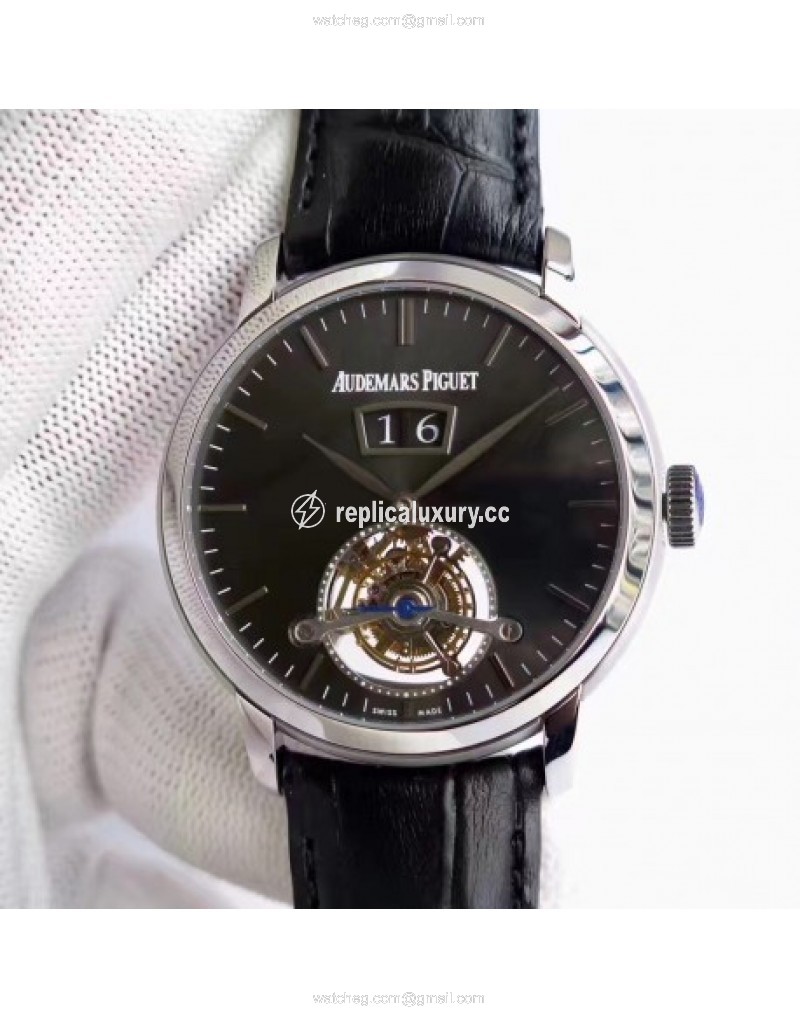 Audemars Piguet Jules Audemars Tourbillon Grande Date 26559 TF Stainless Steel Black 