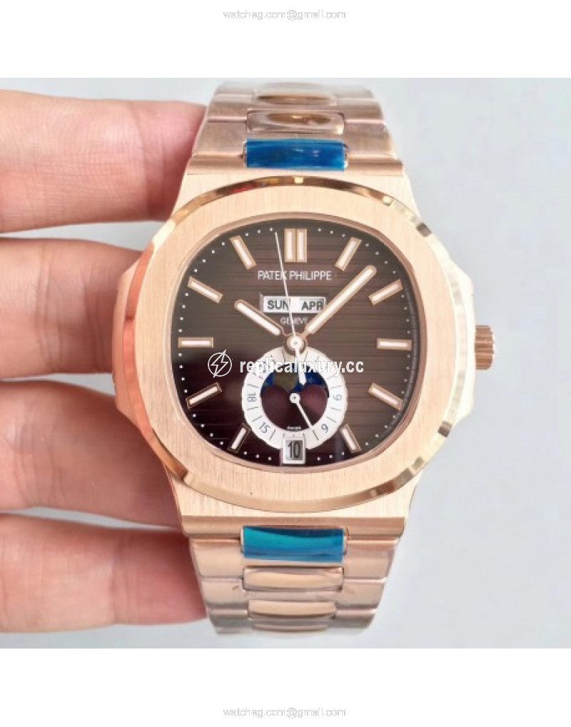 Patek Philippe Nautilus 5726/1A Noob Rose Gold Brown 