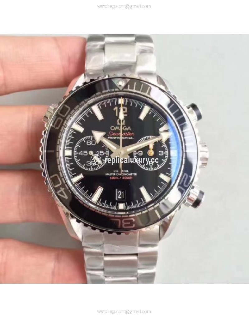 Omega Seamaster Planet Ocean 600M Chronograph 215.30.46.51.01.001 JH Stainless Steel Black 
