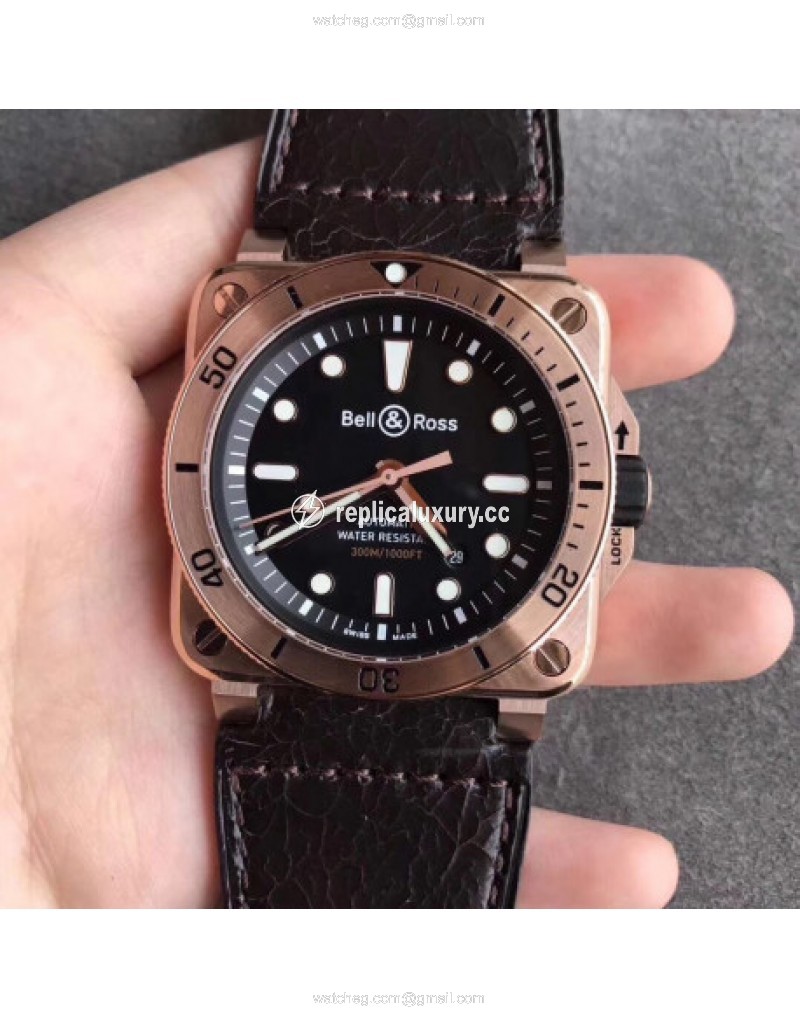 Bell & Ross BR 03-92 Diver OX Rose Gold Black 