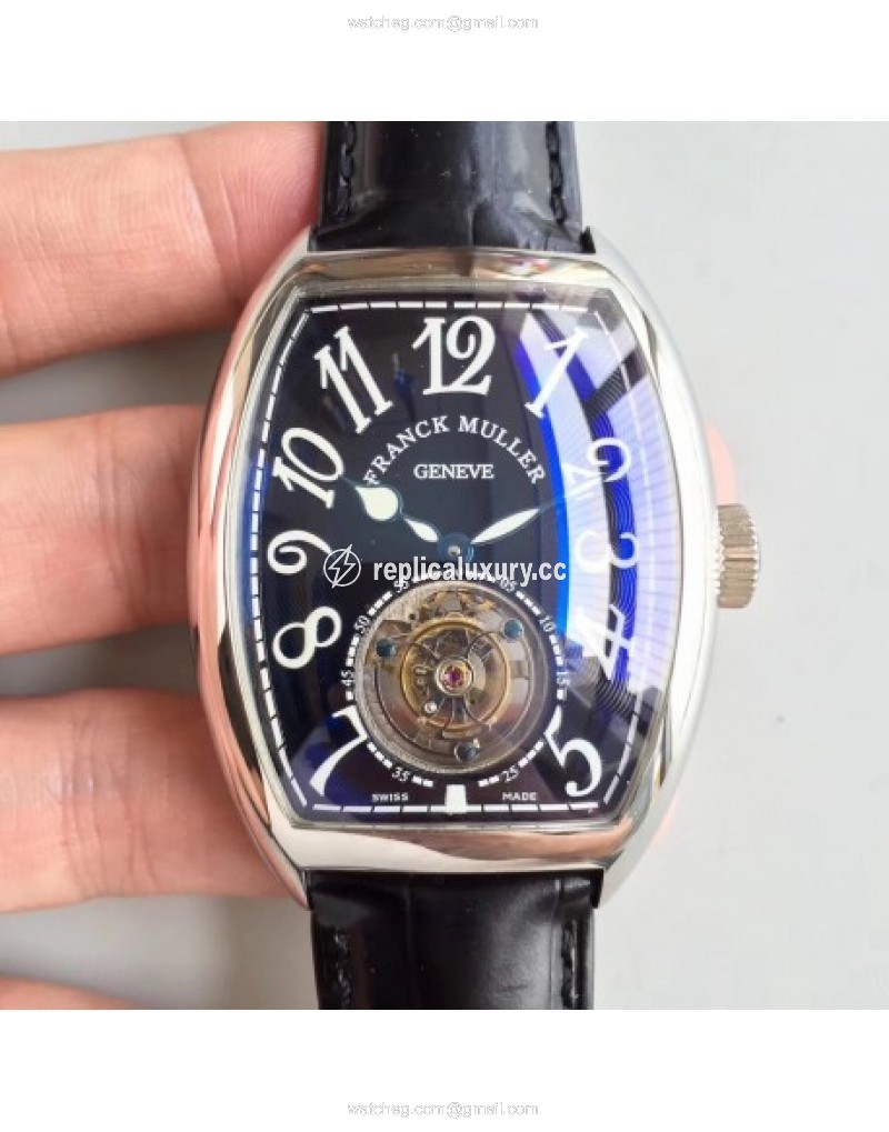Franck Muller Cintree Curvex Imperial Tourbillon 8880 T LH Stainless Steel Black 