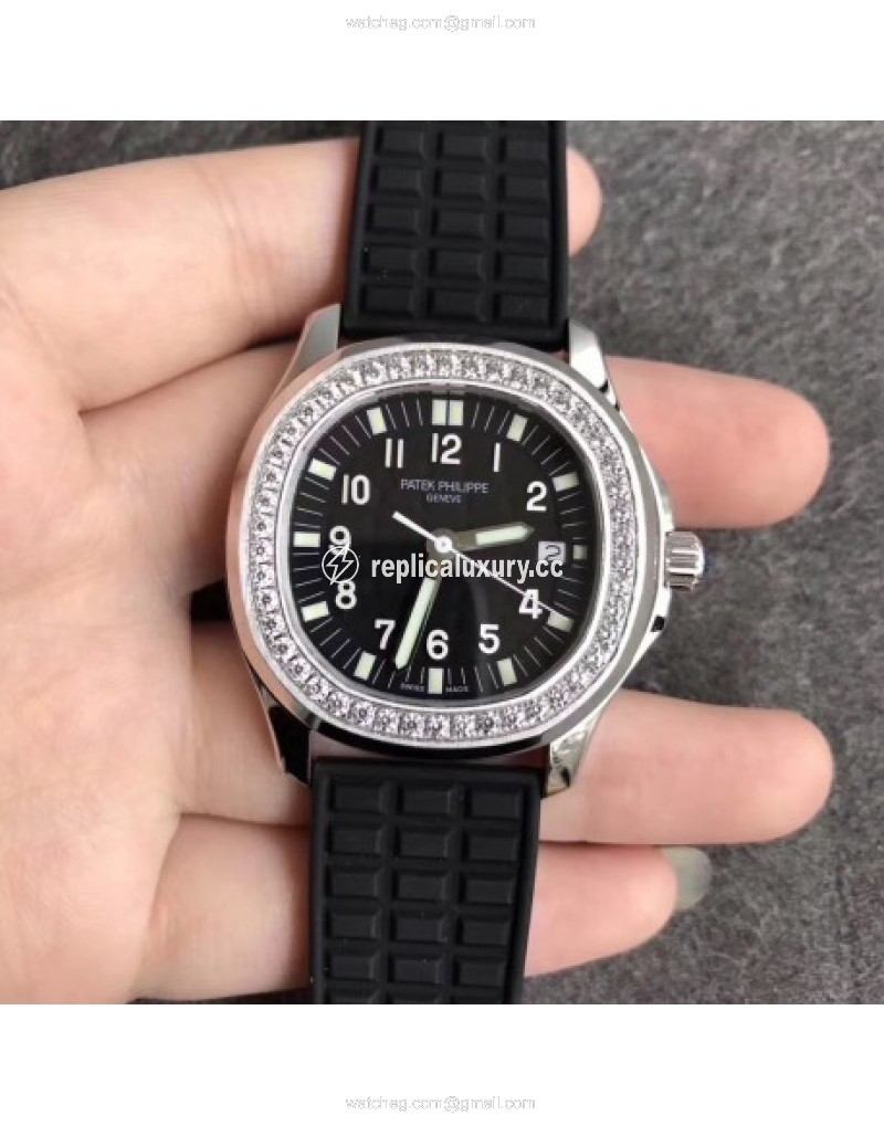 Patek Philippe Aquanaut Luce Ladies 5067A-001 Noob Stainless Steel & Diamonds Black 