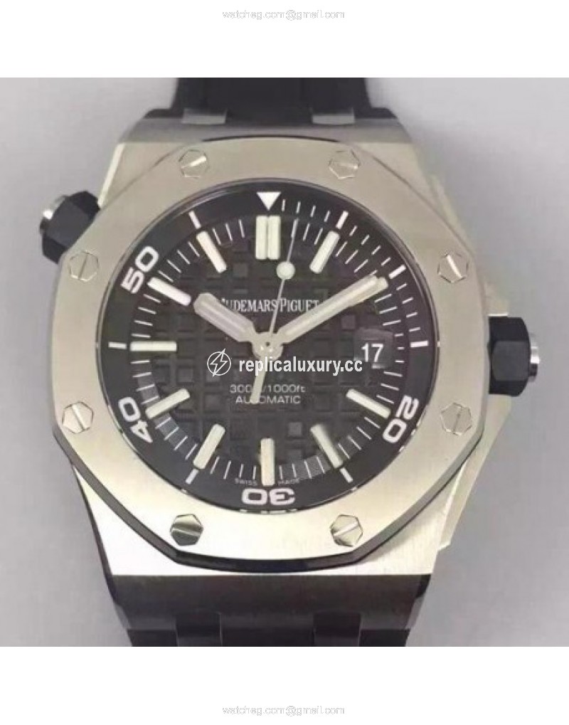Audemars Piguet Royal Oak Offshore Diver 15703 Stainless Steel Black 
