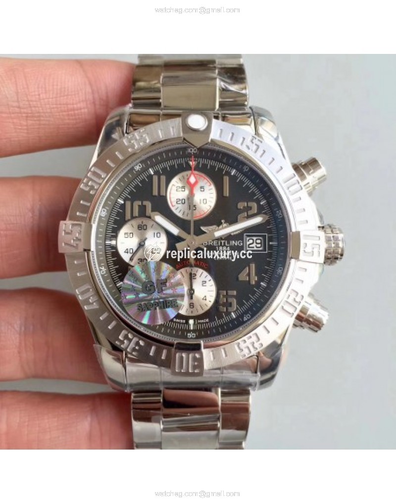 Breitling Avenger II Automatic Chronograph A1338111/F564SS GF Stainless Steel Brown 