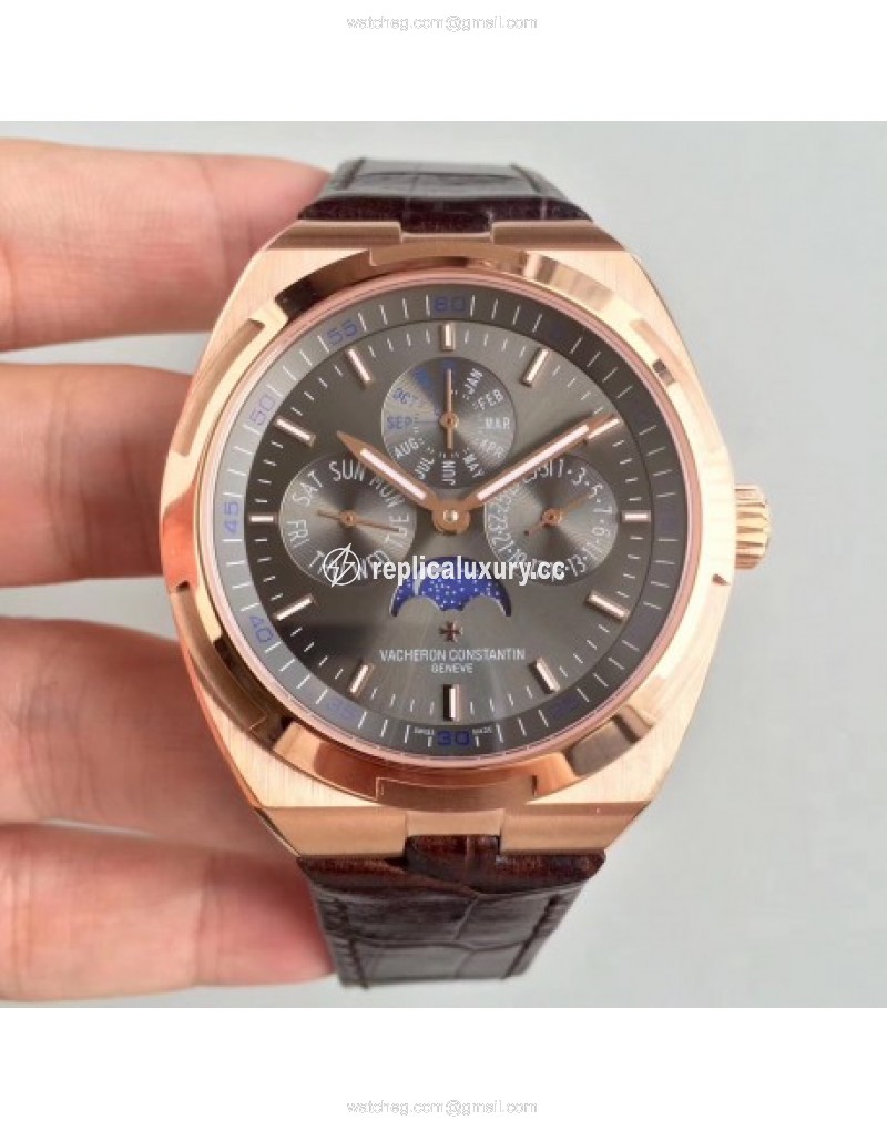 Vacheron Constantin Overseas Ultra Thin Perpetual Calendar 4300V/120G-B102 BF Rose Gold Anthracite 