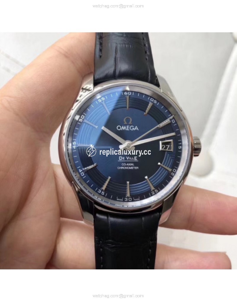 Omega De Ville Hour Vision Co-Axial 41MM 431.33.41.21.03.001 VS Stainless Steel Blue 