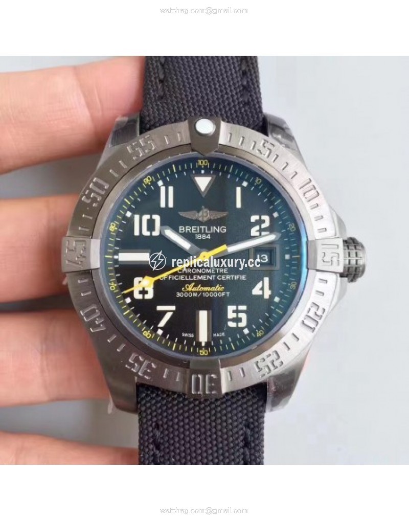 Breitling Avenger II Seawolf A1733110/BC30/435X/A20BASA.1 GF Stainless Steel Black 