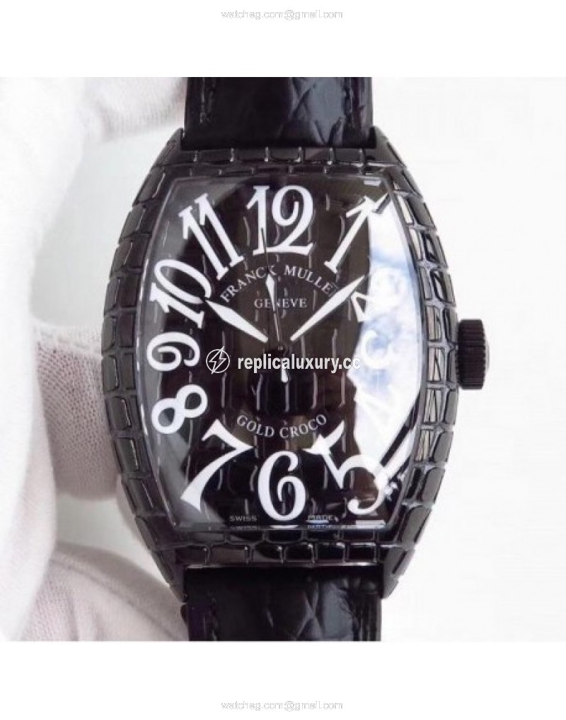Franck Muller Black Croco 8880 CH BLK CRO Noob PVD Black 