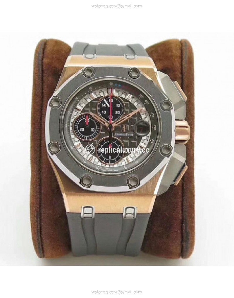 Audemars Piguet Royal Oak Offshore Michael Schumacher 26568OM.OO.A004CA.01 JF V8 Rose Gold Anthracite 