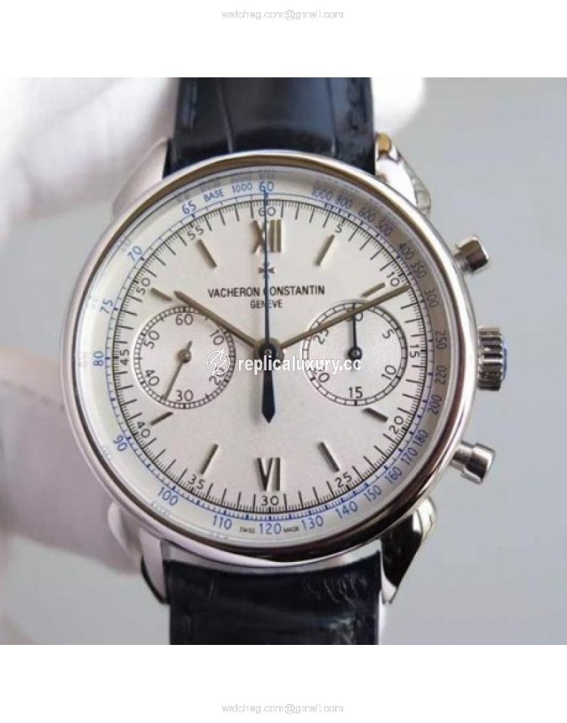 Vacheron Constantin Patrimony Traditionnelle Stainless Steel White 