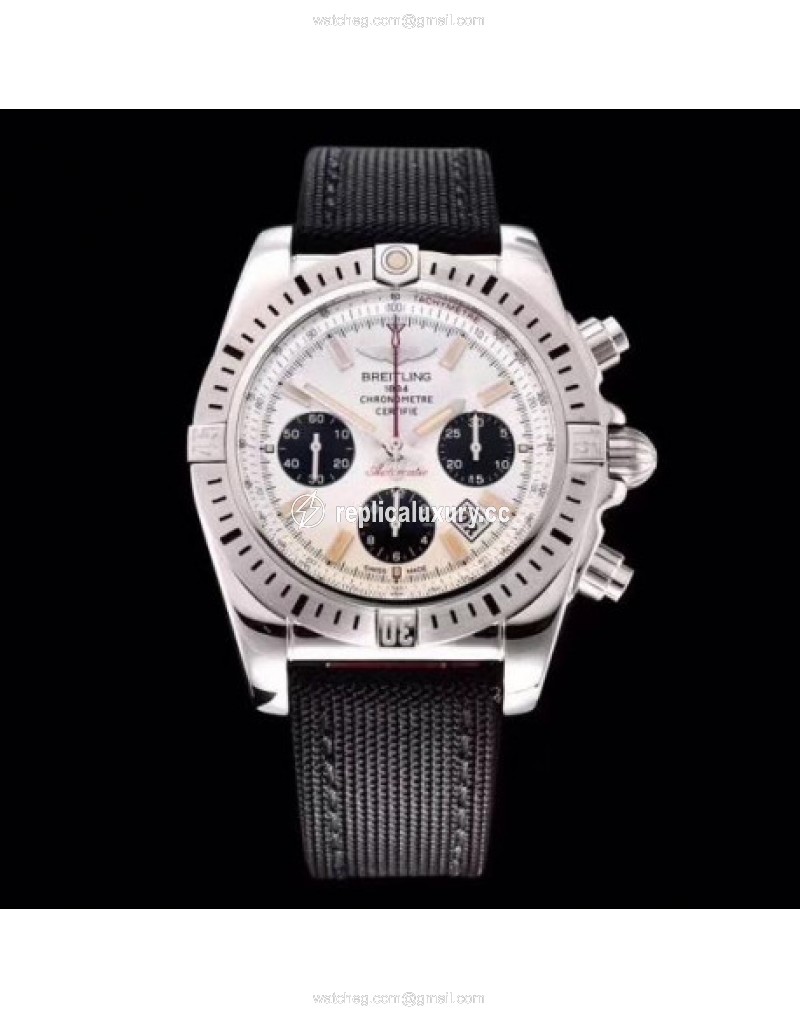 Breitling Chronomat 44 airbone 30th Anniversary AB0115 GF Stainless Steel White 