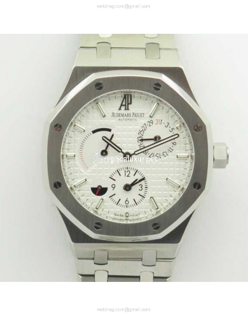 Audemars Piguet Royal Oak GMT 41MM 26120 TWA Stainless Steel White 