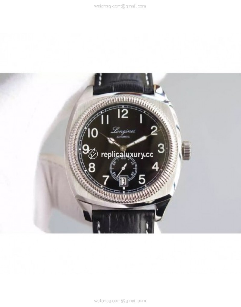 Longines Heritage 1935 Stainless Steel Black 
