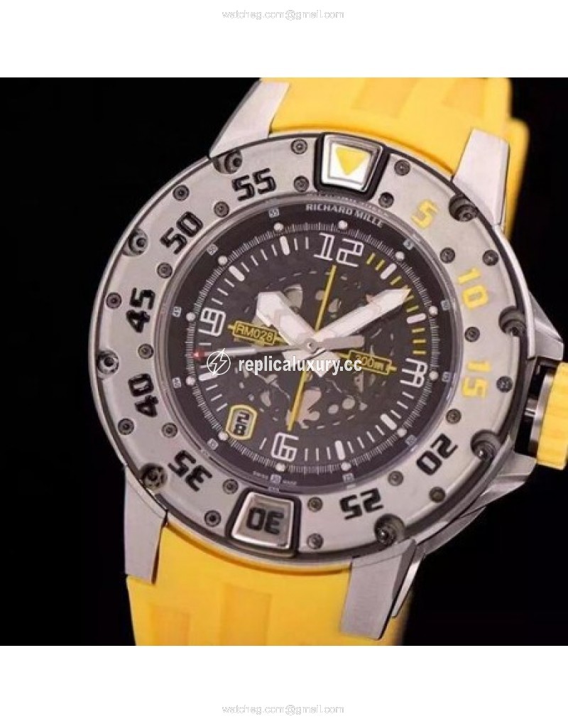 Richard Mille RM028 White PVD Black 