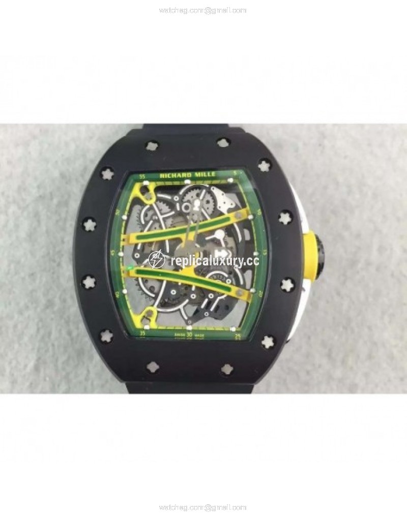 Richard Mille RM61 PVD Green Skeleton 