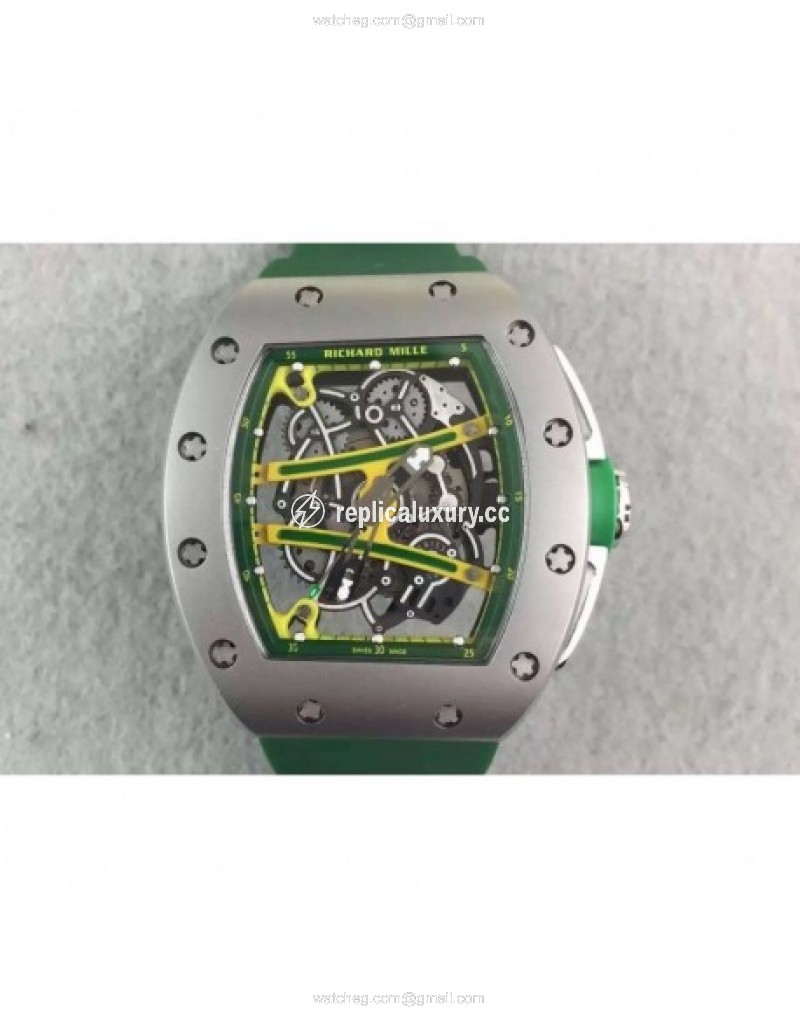 Richard Mille RM61 Titanium Green Skeleton 