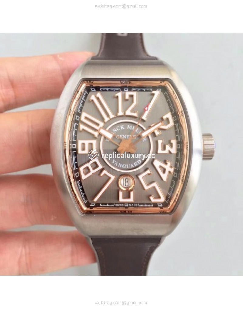 Franck Muller Vanguard V45 TF Titanium Anthracite 
