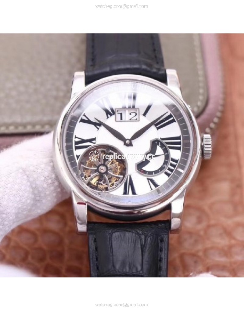 Roger Dubuis Hommage Flying Tourbillon RDDBHO0558 JB Stainless Steel Silver 
