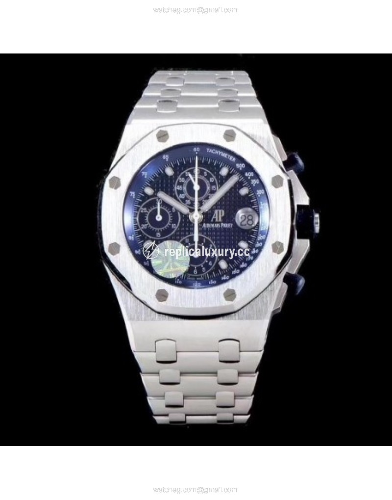 Audemars Piguet Royal Oak Offshore Chronograph 26237ST.OO.1000ST.01 JF V2 Stainless Steel Blue 