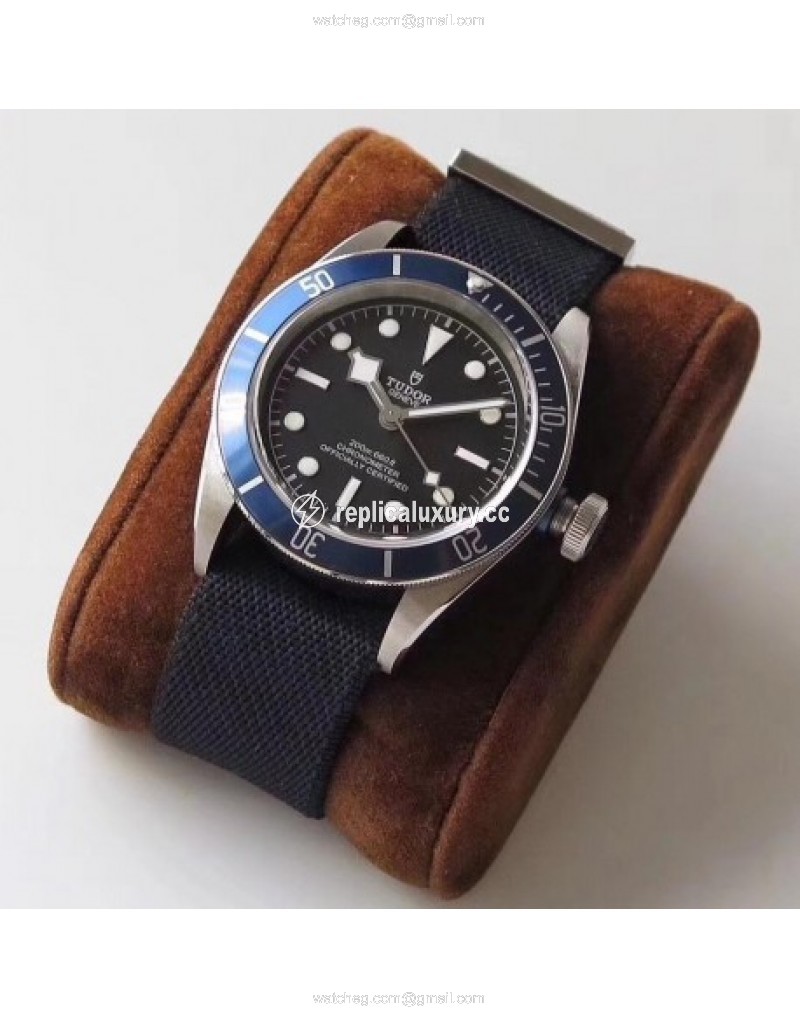 Tudor Heritage Black Bay Blue 79230B ZF V4 Stainless Steel Black 