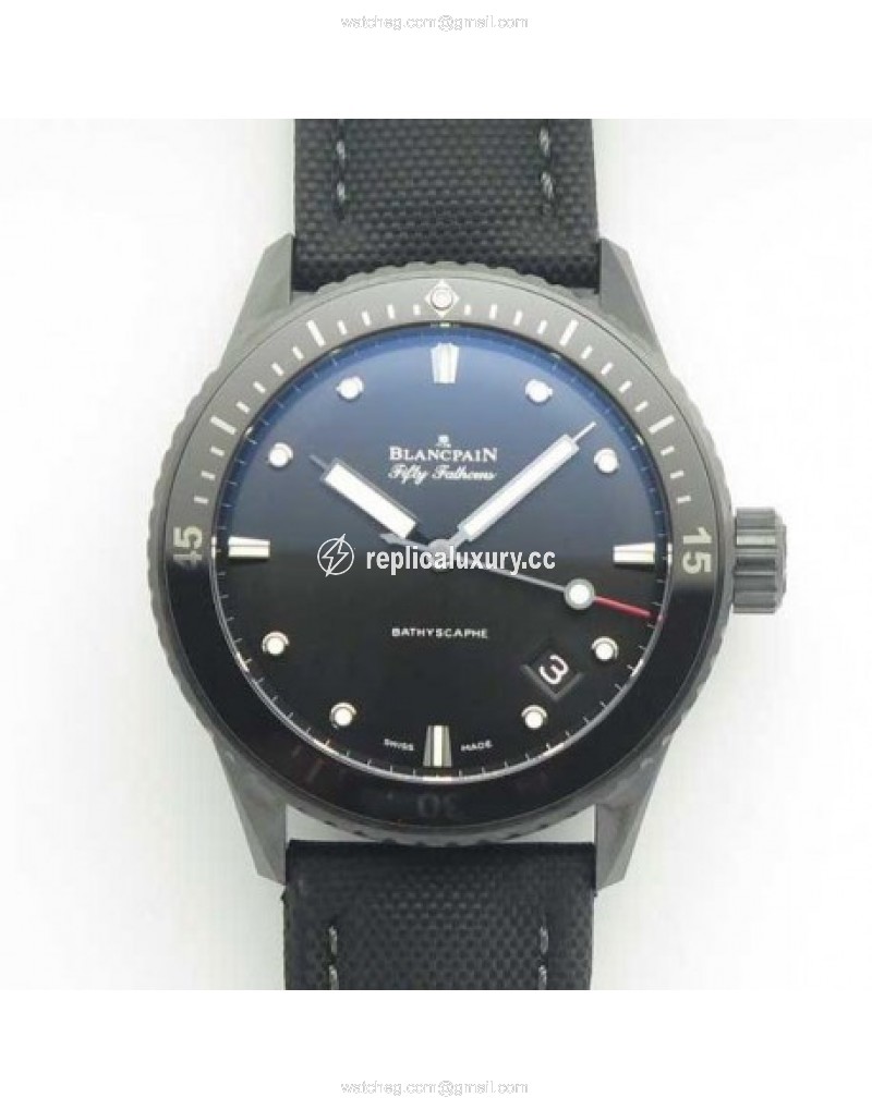 Blancpain Fifty Fathoms Bathyscaphe 5000-0130-B52A GF Ceramic Black 