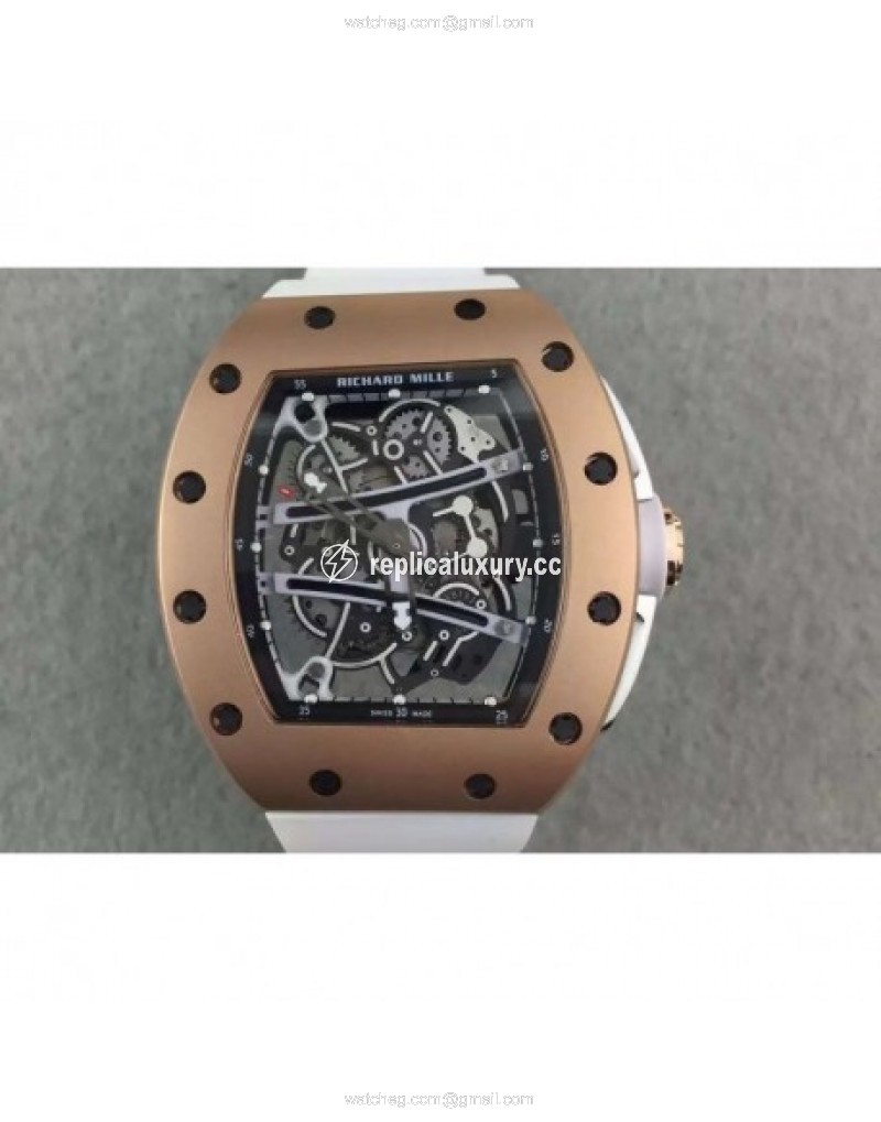 Richard Mille RM61 Rose Gold Skeleton 