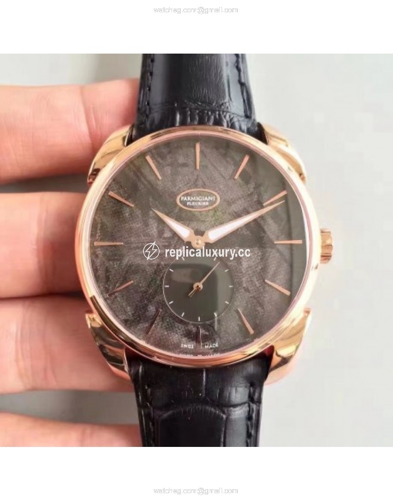 Parmigiani Fleurier Tonda PFC267-1000600-HA3141 Rose Gold Meteorite Black 