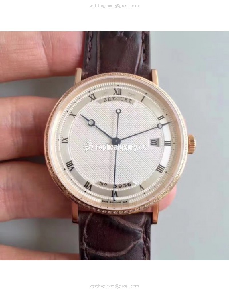 Breguet Classique 5177 FK Rose Gold Silver 