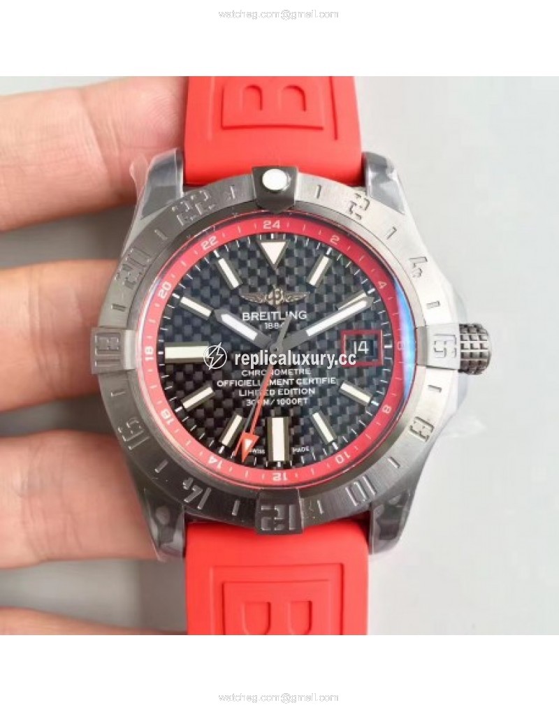Breitling Avenger II GMT A3239011/BC35/433X/A20BA.1 GF Stainless Steel Carbon Fiber 