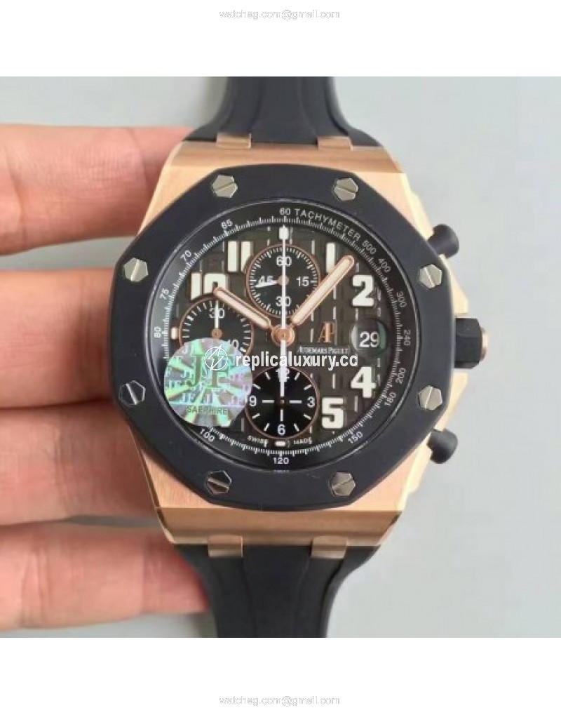 Audemars Piguet Royal Oak Offshore 25940O.OO.D002CA.01 JF V5 Rose Gold & Ceramic Grey 