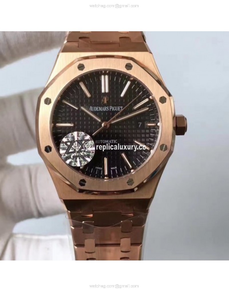 Audemars Piguet Royal Oak 15400 ZX Rose Gold Black 