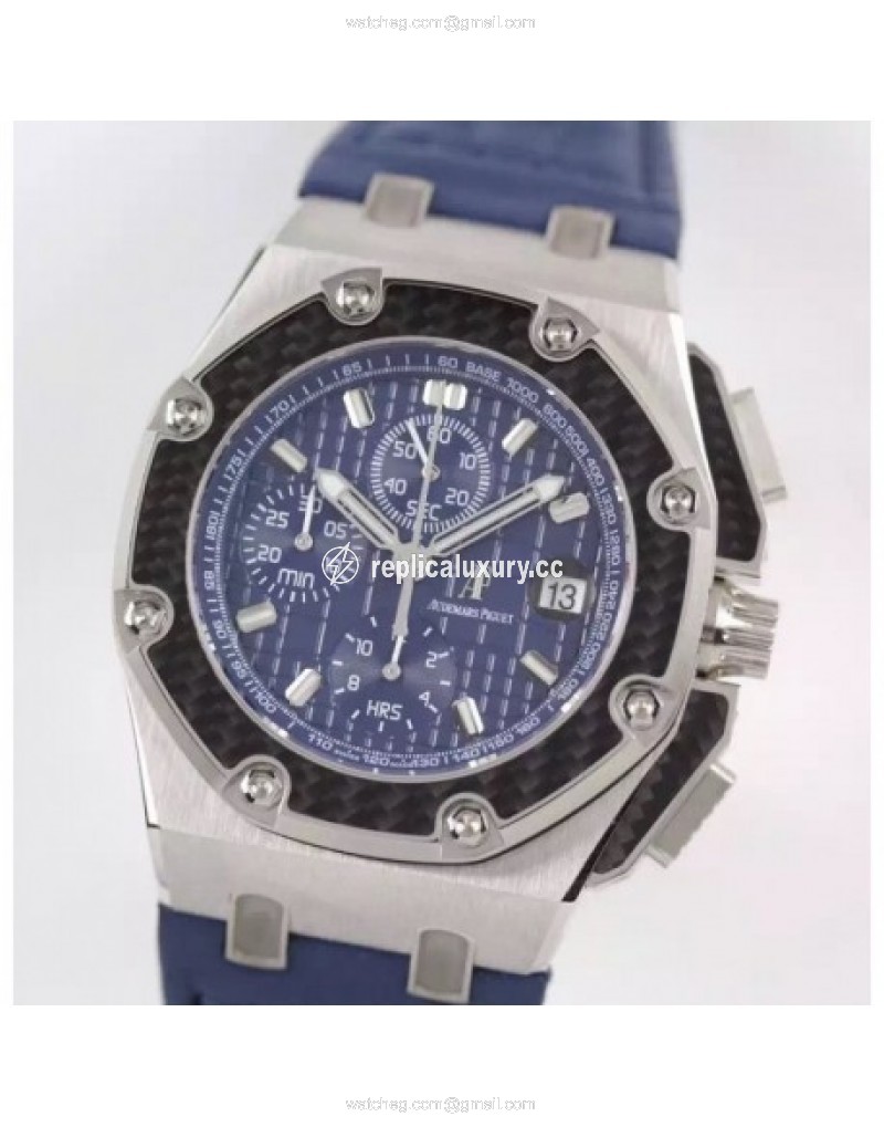 Audemars Piguet Royal Oak Offshore Juan Pablo Montoya 26030PO.00.D021IN.01 JF V2 Stainless Steel Blue 