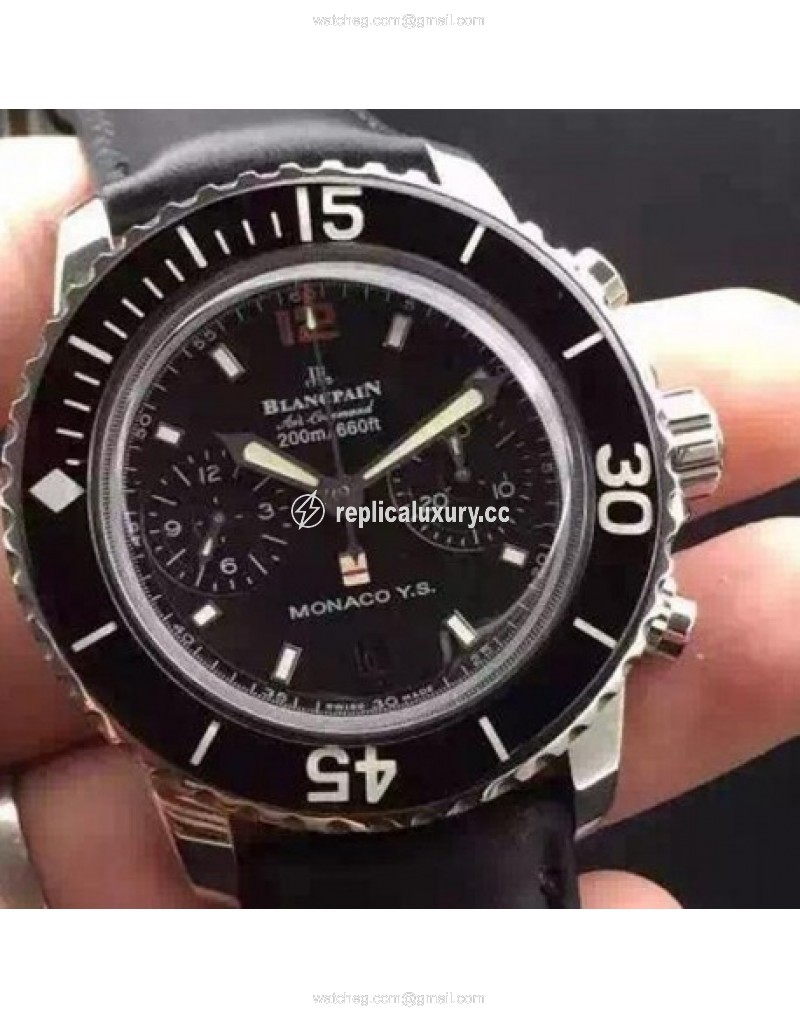 Blancpain Air Command Monaco YS Stainless Steel Black 