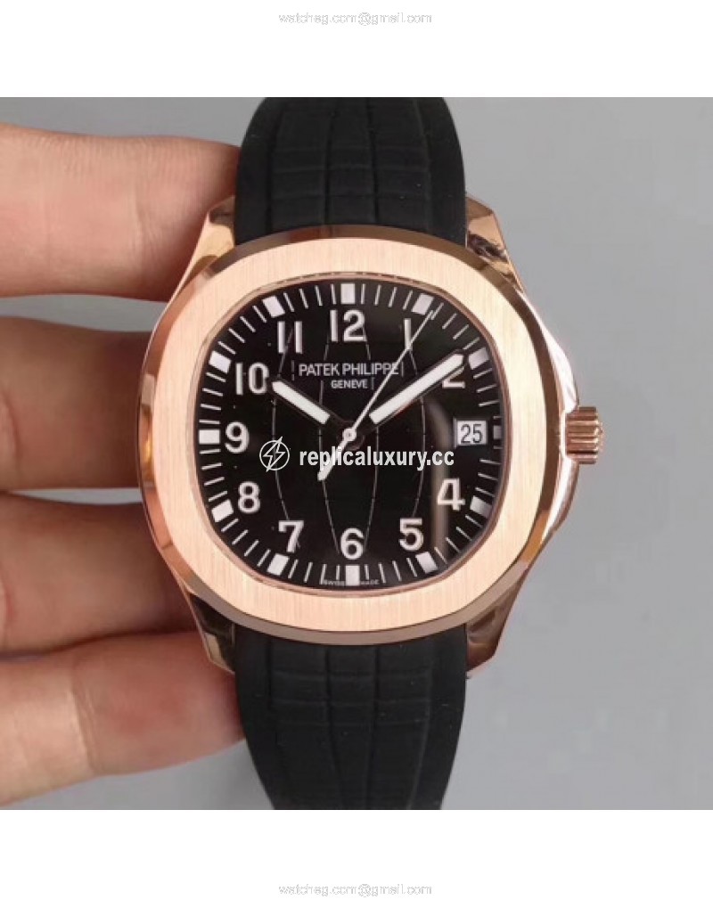 Patek Philippe Aquanaut Jumbo 5167R MP Rose Gold Black 