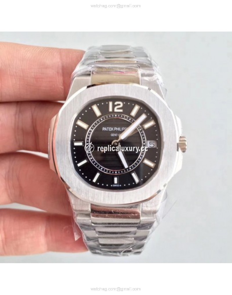 Patek Philippe Nautilus Ladies 7011/1G-010 JJ Stainless Steel Black 