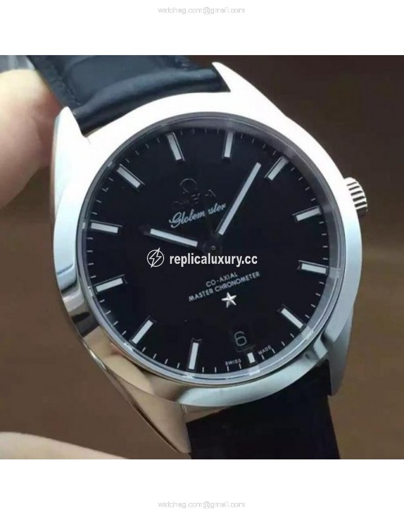 Omega Constellation Globemaster 39MM Stainless Steel Black 