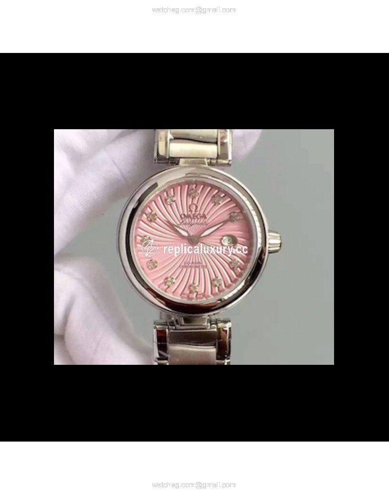 Omega De Ville Ladymatic Stainless Steel Pink 