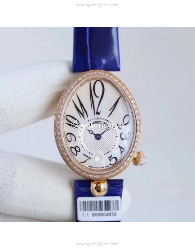 Breguet Reine de Naples 8918BR/58/964/D00D ZF Rose Gold & Diamonds Mother Of Pearl 