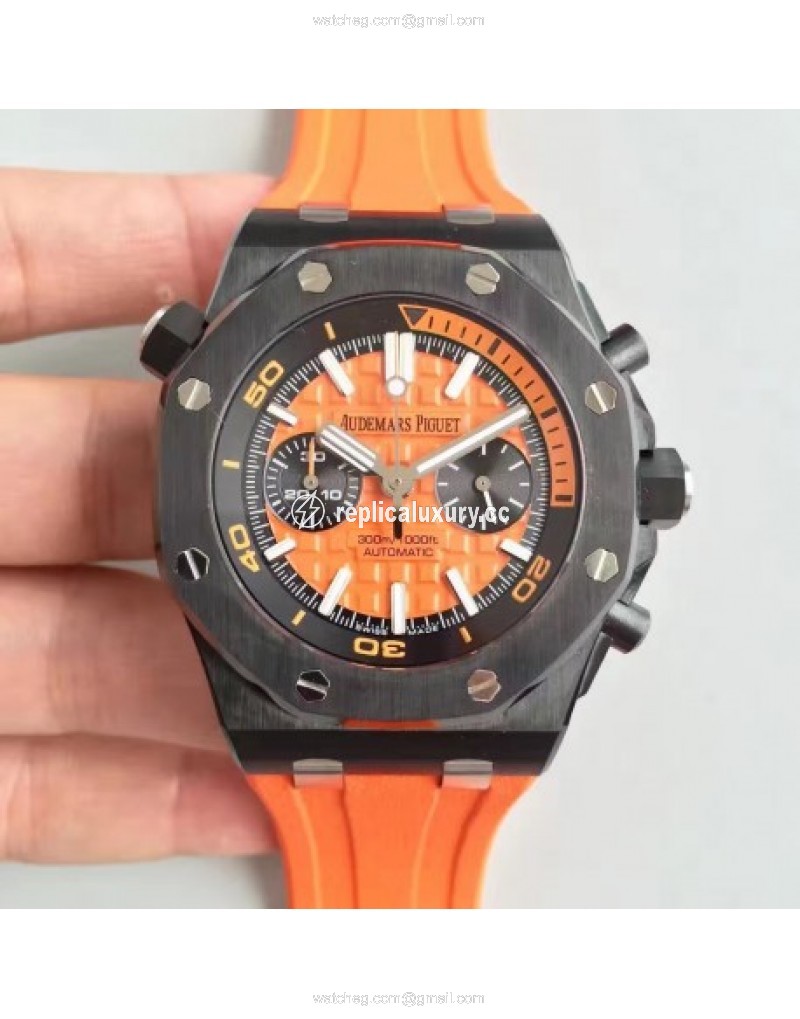 Audemars Piguet Royal Oak Offshore Diver Chronograph 26703 JH Ceramic Orange 