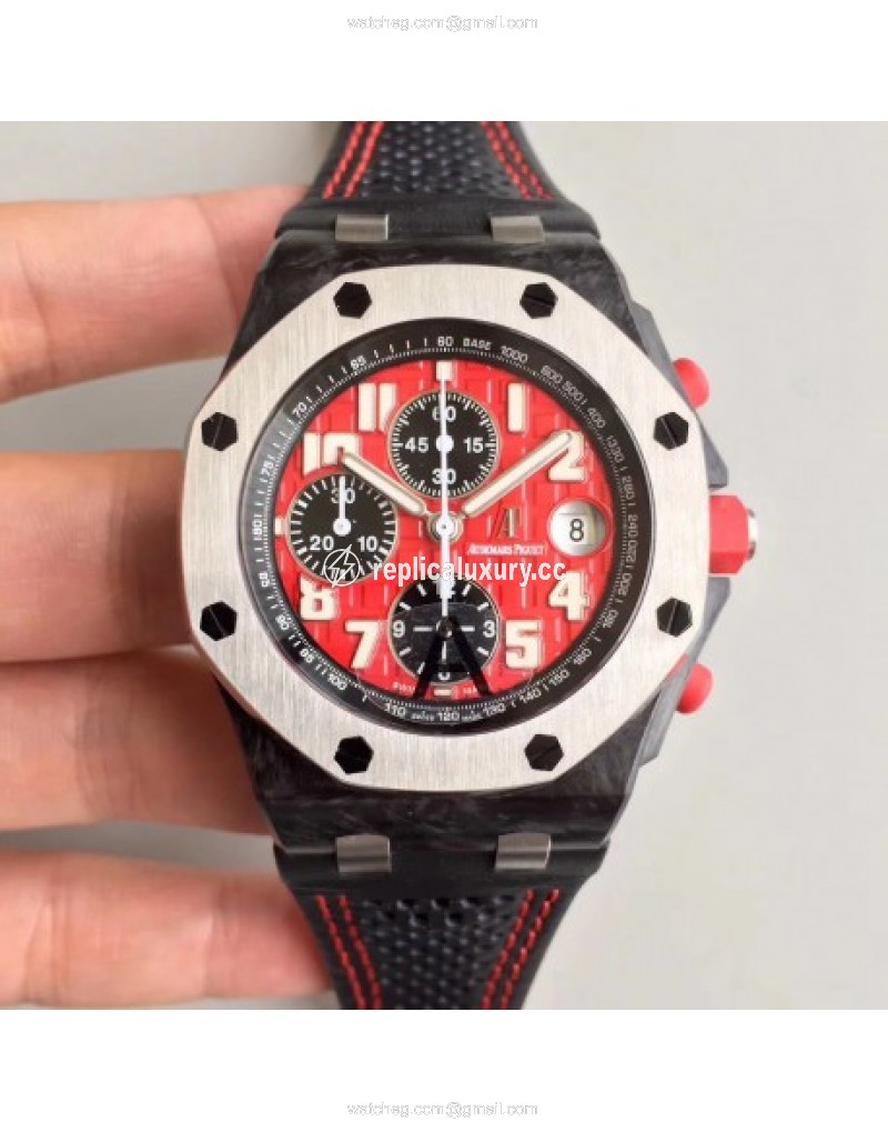 Audemars Piguet Royal Oak Offshore Singapore GP F1 26190OS.OO.D003CU.01 JF V2 Forged Carbon Red 