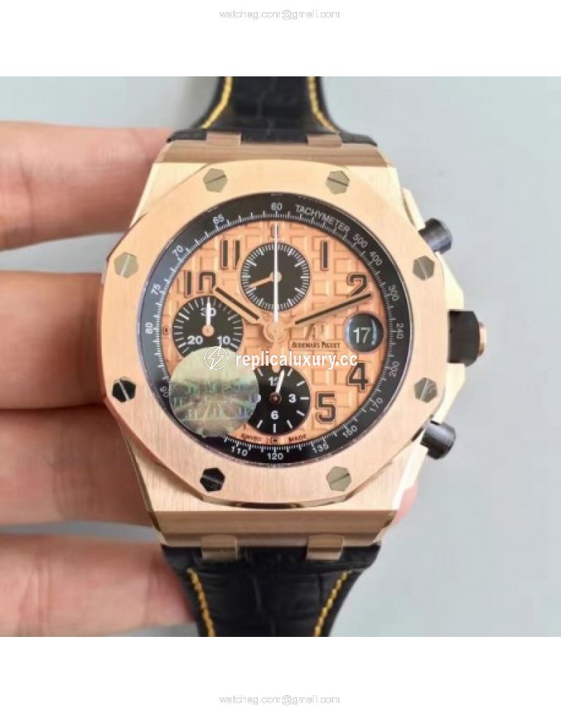 Audemars Piguet Royal Oak Offshore 26470OR.OO.A002CR.01 JF V2 Rose Gold Gold 