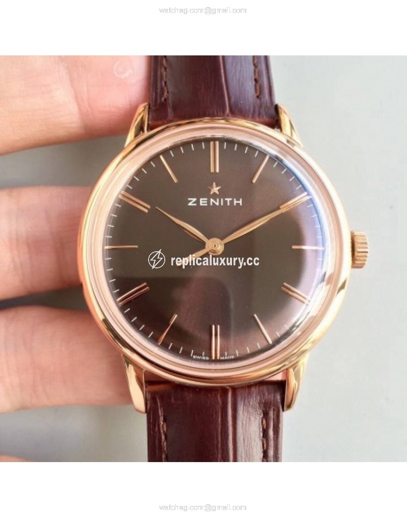 Zenith Elite 6150 150TH Anniversary 18.2270.6150/01.C498 ND Rose Gold Chocolate 