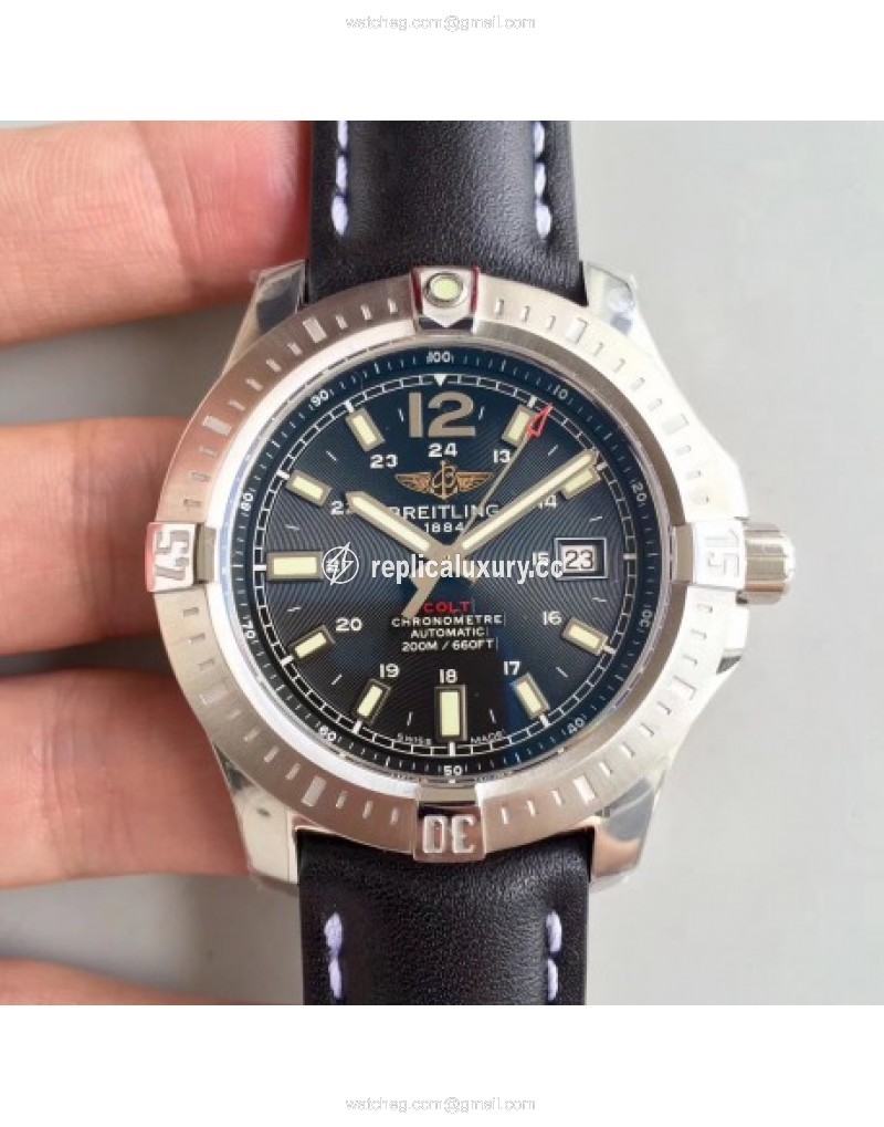 Breitling Colt Automatic 44MM A1738811-BD44BKLT GF Stainless Steel Black 