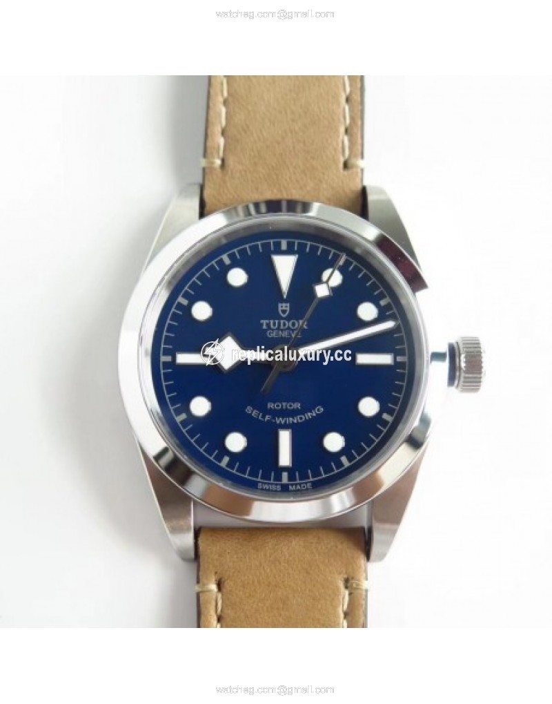 Tudor Heritage Black Bay 36MM 79500-0005 KRF Stainless Steel Blue 