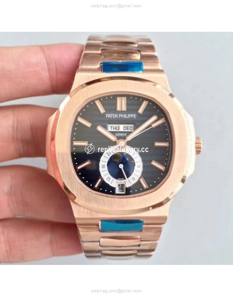 Patek Philippe Nautilus 5726/1A Noob Rose Gold Blue 