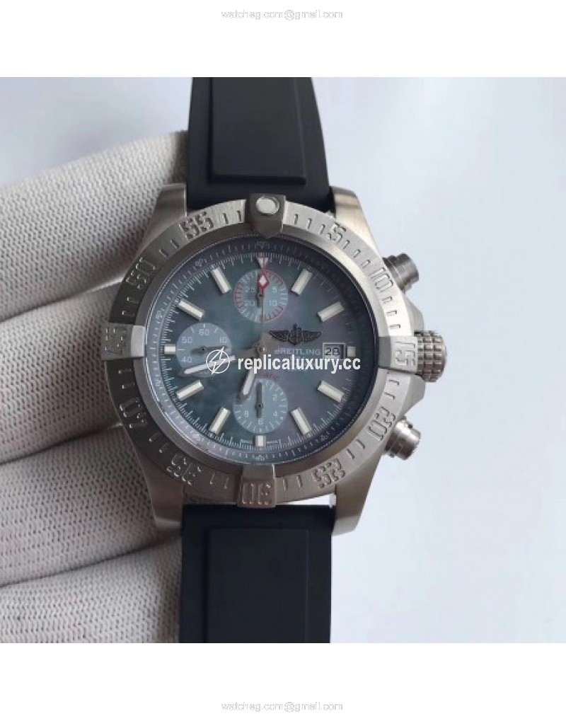Breitling Avenger II USA Military Limited Edition M13371BU Noob Stainless Steel Mother Of Pearl 