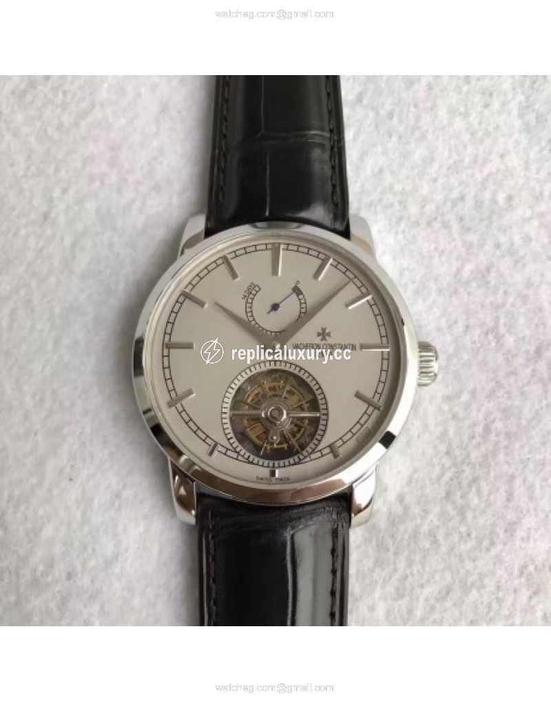 Vacheron Constantin Patrimony Traditionnelle 14-Day Tourbillon 89600 TF Stainless Steel White