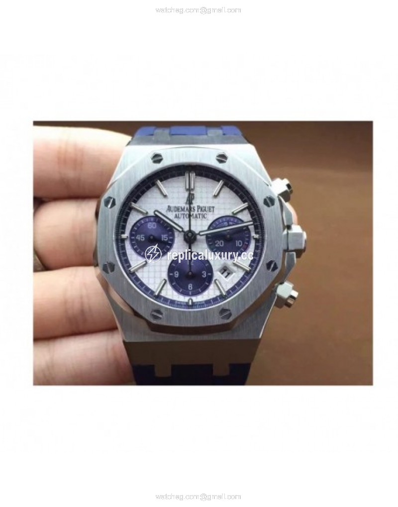 Audemars Piguet Royal Oak Chronograph 26331 Stainless Steel White 